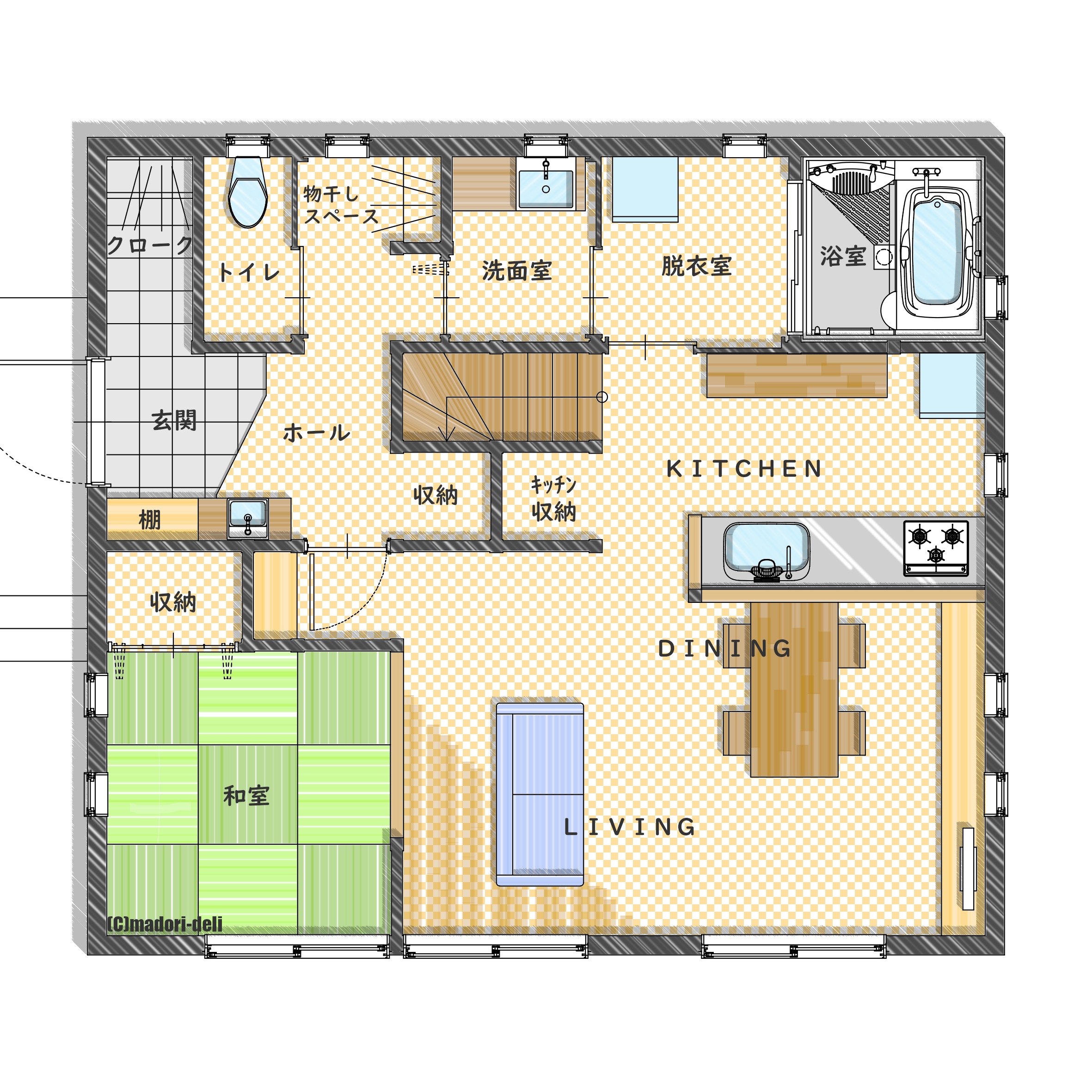 日当たりシュミレーション図