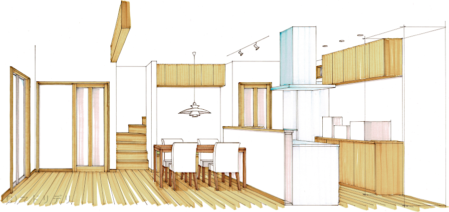 内観パースイメージ